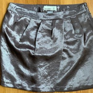 Metallic skirt